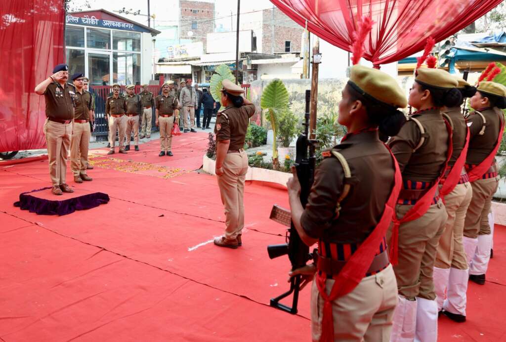 पुलिस अधीक्षक महोदय द्वारा महिला थाना का वार्षिक निरीक्षण किया गया
