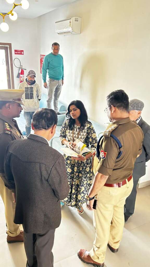 महामहिम पूर्व राष्ट्रपति जी के प्रस्तावित आगामी कार्यक्रम का निरीक्षण